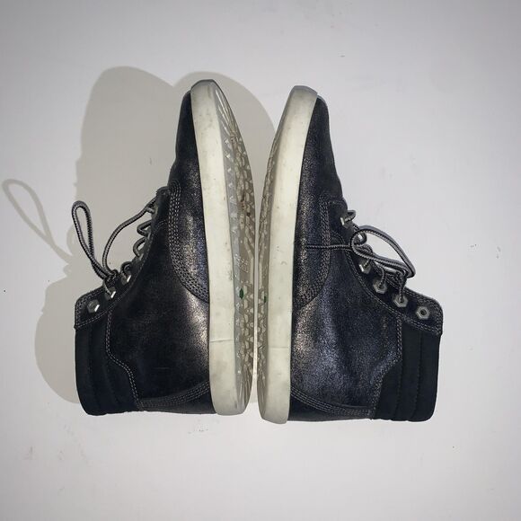 Timberland Boots Womens Size 8 Black Leather High Top Sensorflex Casual Shoes - Picture 7 of 9